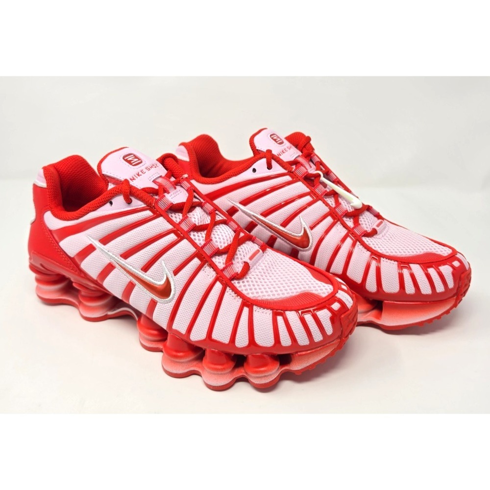 Nike Shox TL GS Youth 6.5/Women's 8 Pink Foam/Habanero Red/White-New - Picture 1 of 12